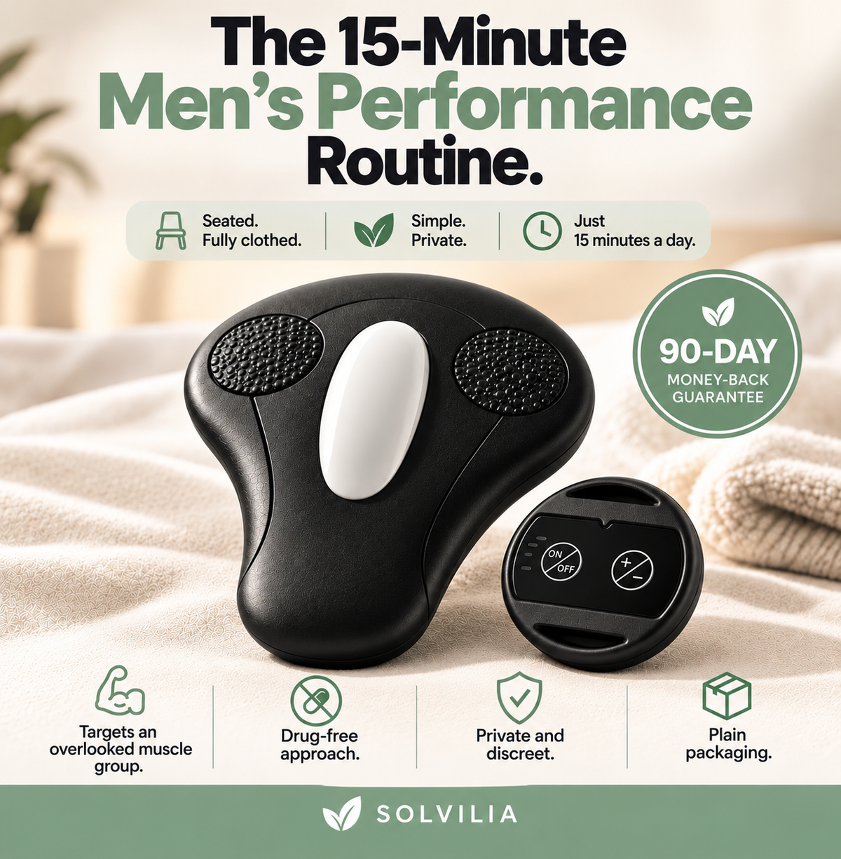 VitalFlow™ — The 15-Minute Men's Pelvic Floor Routine