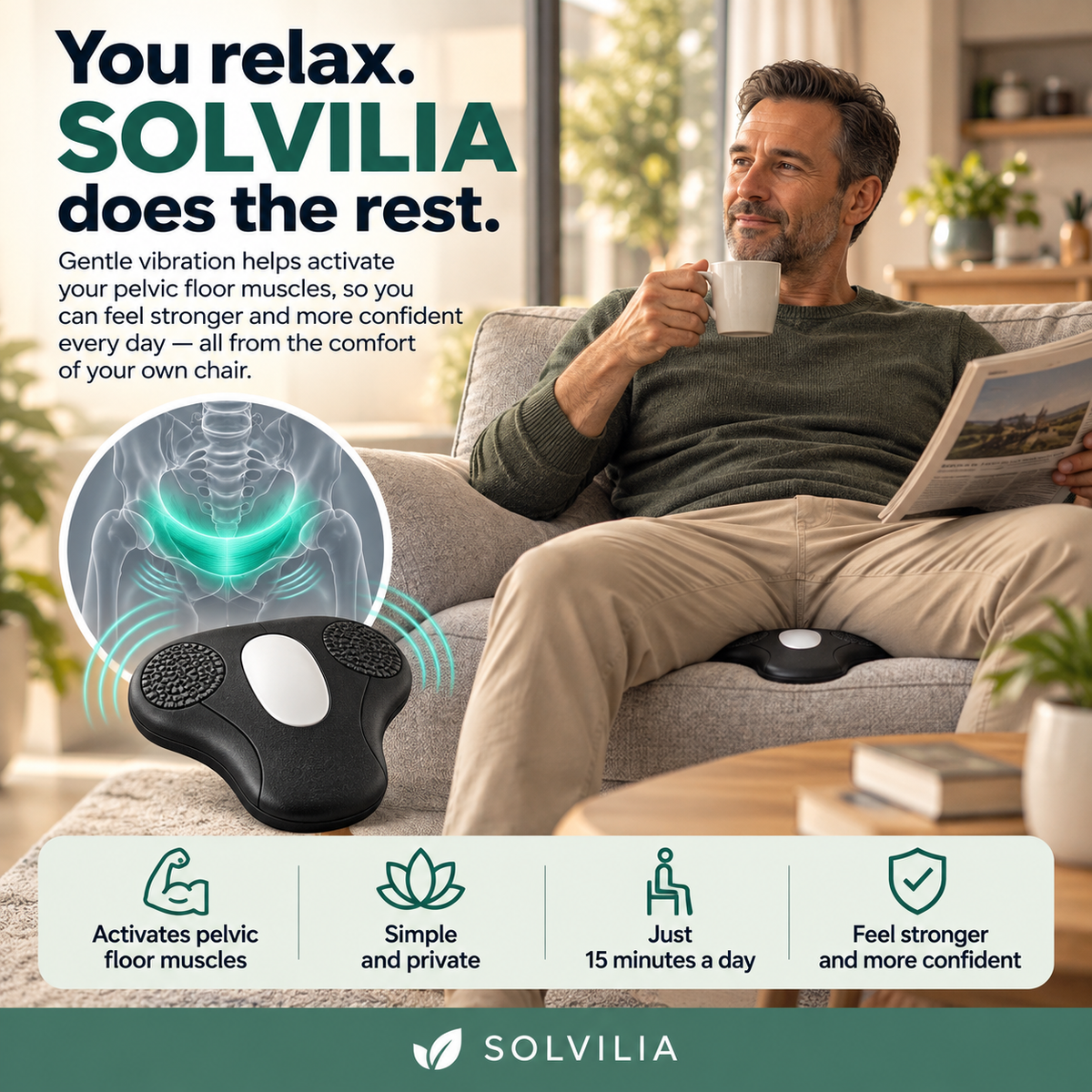 VitalFlow™ — The 15-Minute Men's Pelvic Floor Routine