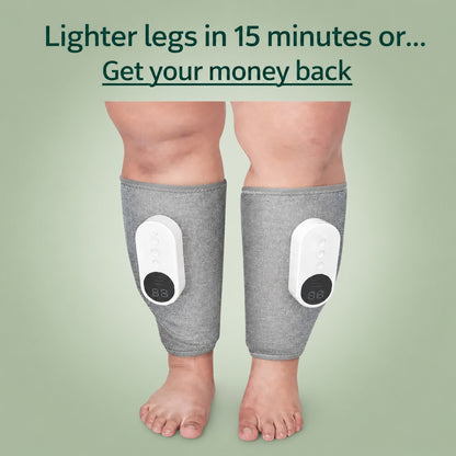 Revivo 3-in-1 Leg Massager - Relief for Swelling & Poor Circulation (One Leg)