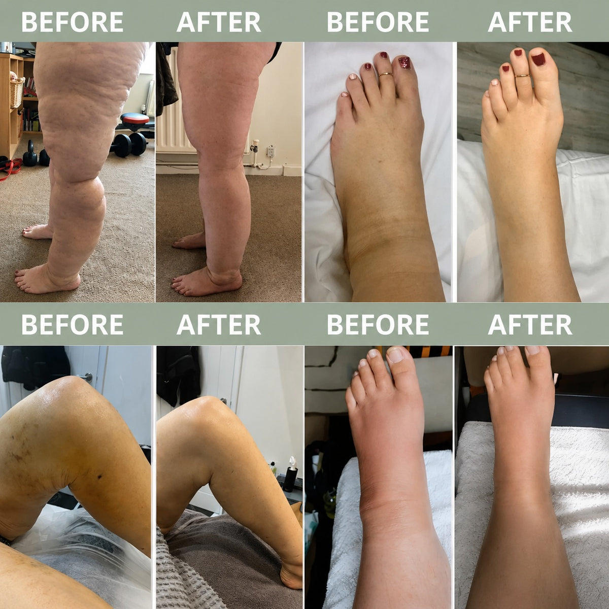 Revivo 3-in-1 Leg Massager - Relief for Swelling & Poor Circulation (One Leg)